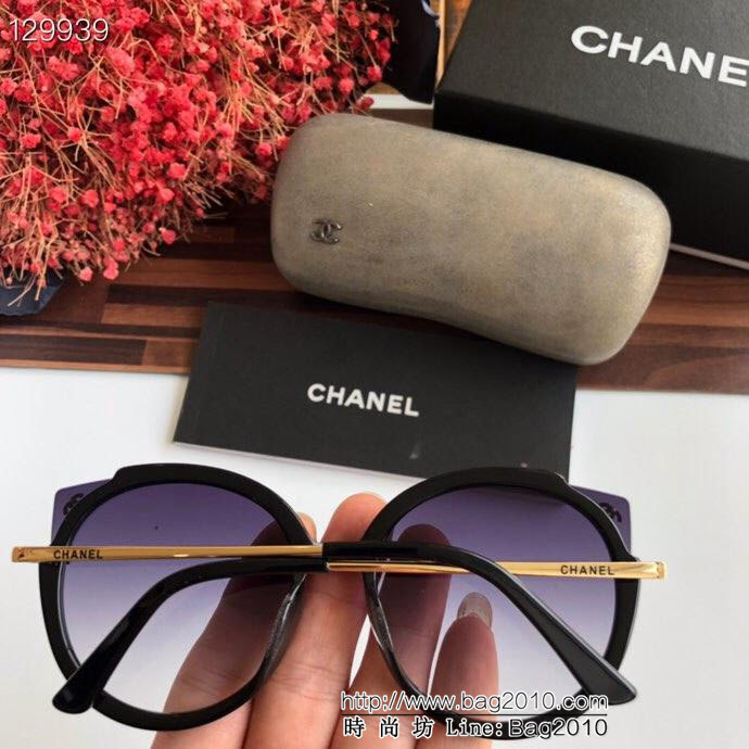 CHANEL香奈兒 5813 2019秋夏新款 糖果色 雙C鏡腿 女款太陽鏡  lly1676